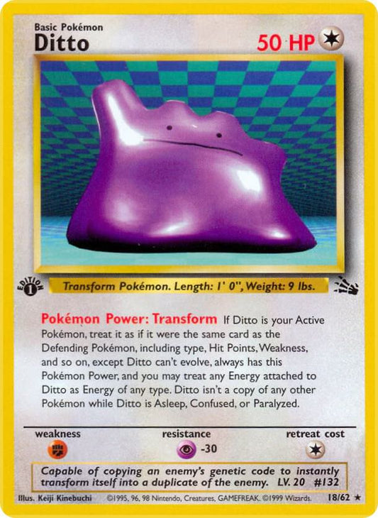 Pokemon Ditto #18 Fossil
