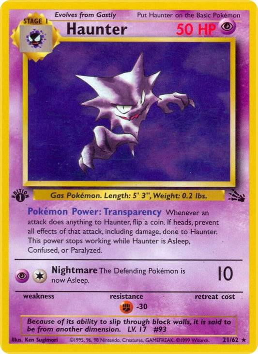 Pokemon Haunter #21 Fossil