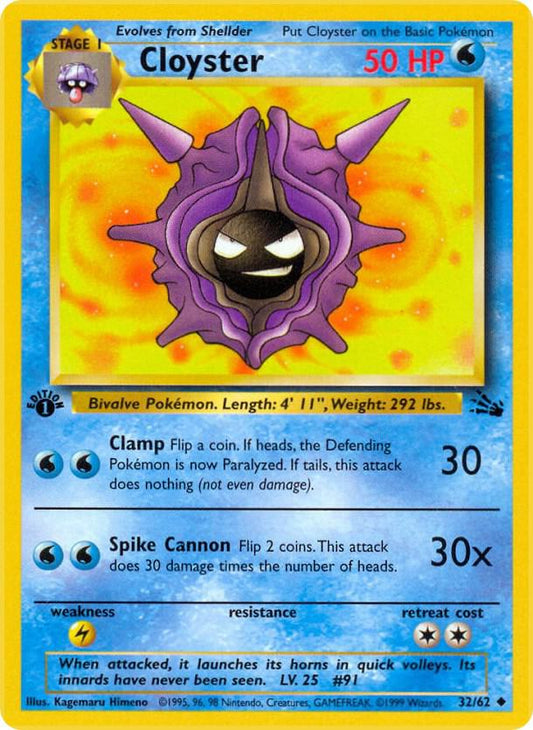 Pokemon Cloyster #32 Fossil