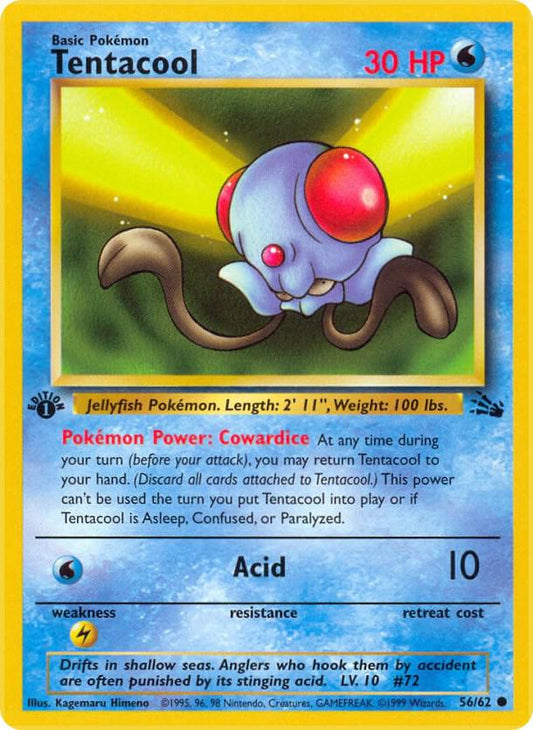 Pokemon Tentacool #56 Fossil