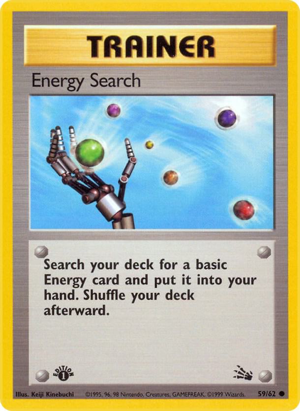 Pokemon Energy Search #59 Fossil