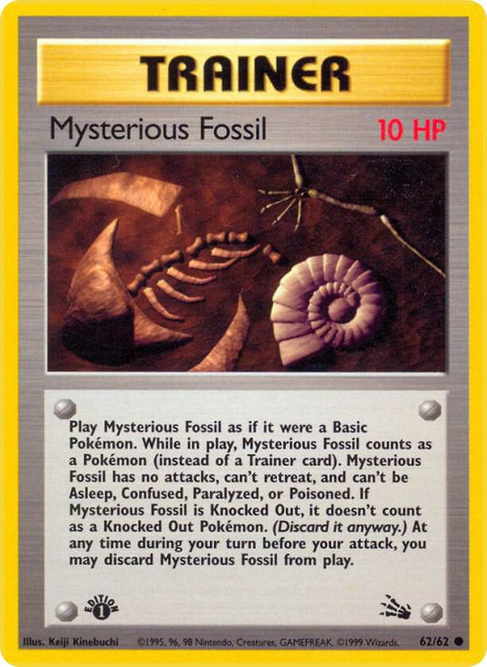 Pokemon Mysterious Fossil #62 Fossil