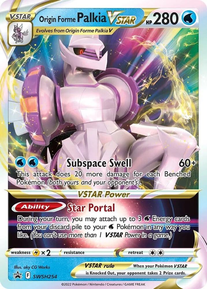 Pokemon Origin Forme Palkia VSTAR SWSH254 SWSH Black Star Promos