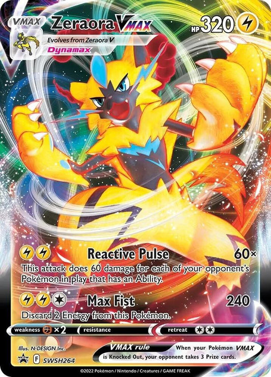 Pokemon Zeraora VMAX SWSH264 SWSH Black Star Promos