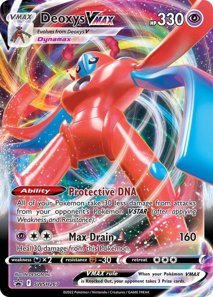 Pokemon Deoxys VMAX SWSH267 SWSH Black Star Promos