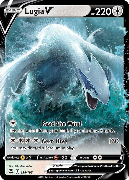 Pokemon Lugia V 138/195 Silver Tempest