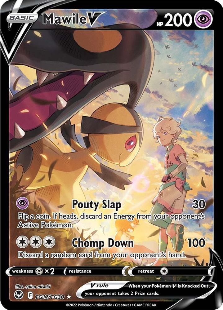 Pokemon Mawile V TG17/TG30 Silver Tempest