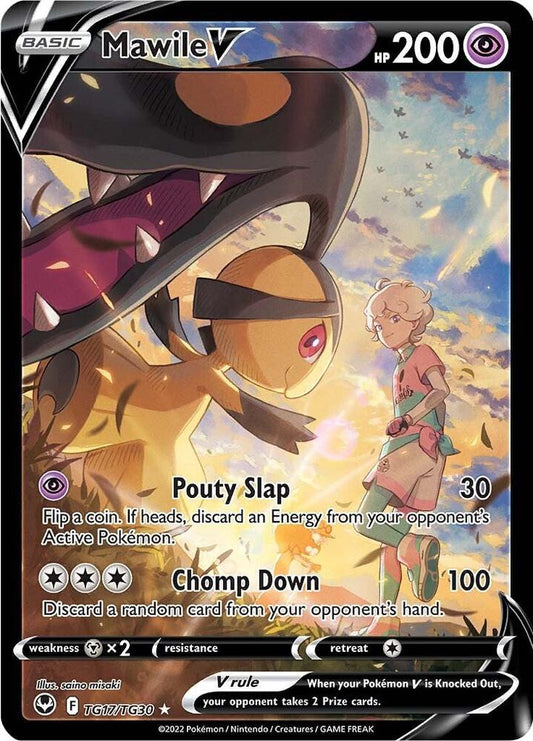 Pokemon Mawile V TG17/TG30 Silver Tempest