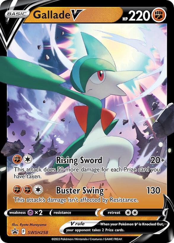 Pokemon Gallade V SWSH258 SWSH Black Star Promos