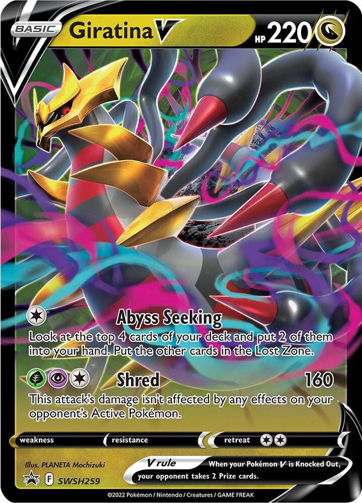 Pokemon Giratina V SWSH259 SWSH Black Star Promos