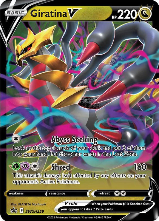 Pokemon Giratina V SWSH259 SWSH Black Star Promos
