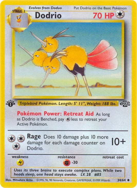 Pokemon Dodrio #34 Jungle