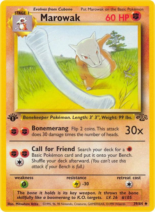 Pokemon Marowak #39 Jungle