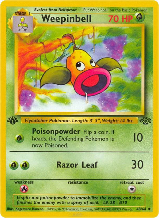 Pokemon Weepinbell #48 Jungle