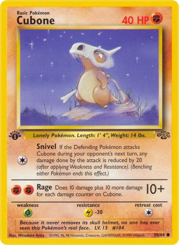 Pokemon Cubone #50 Jungle