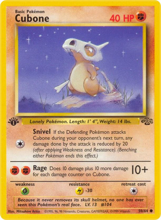 Pokemon Cubone #50 Jungle