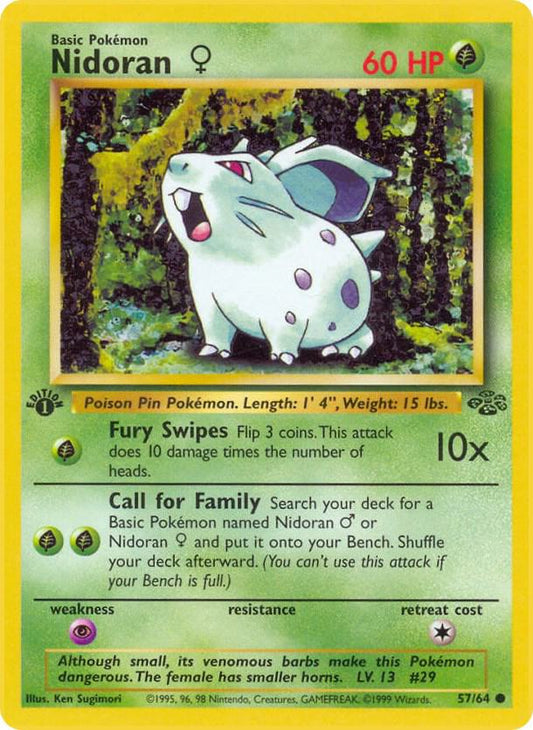 Pokemon Nidoran F #57 Jungle