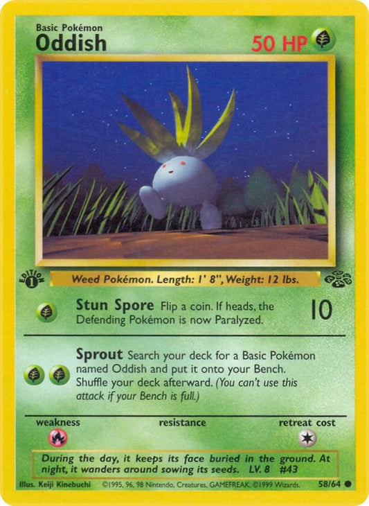 Pokemon Oddish #58 Jungle