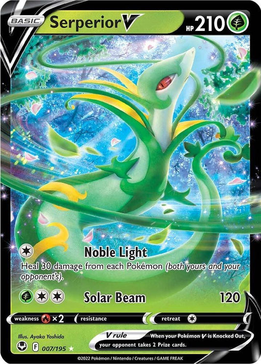 Pokemon Serperior V 7/195 Silver Tempest