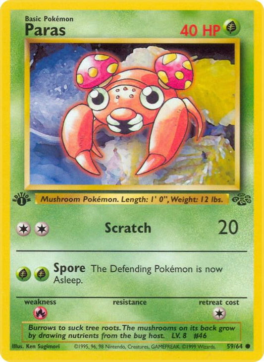 Pokemon Paras #59 Jungle
