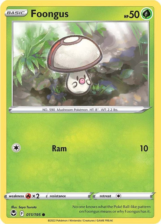 Pokemon Foongus 11/195 Silver Tempest