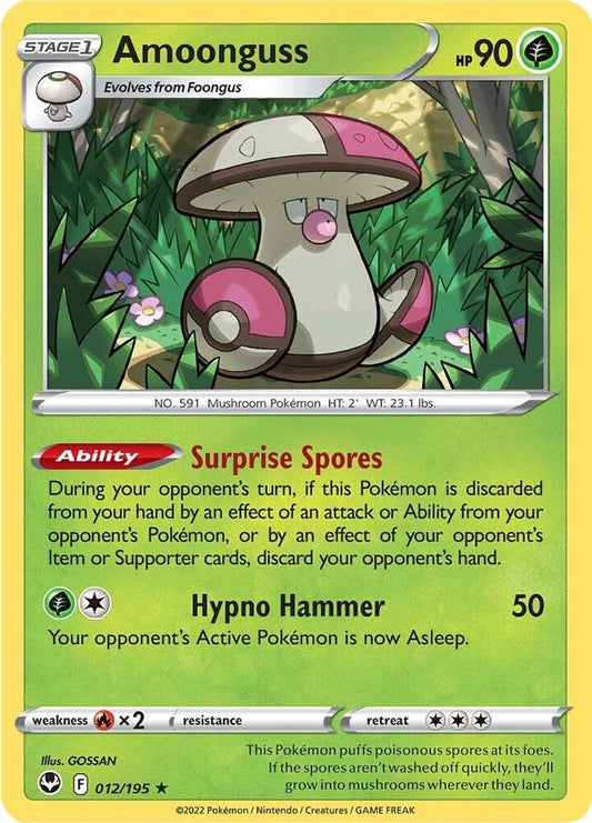 Pokemon Amoonguss 12/195 Silver Tempest