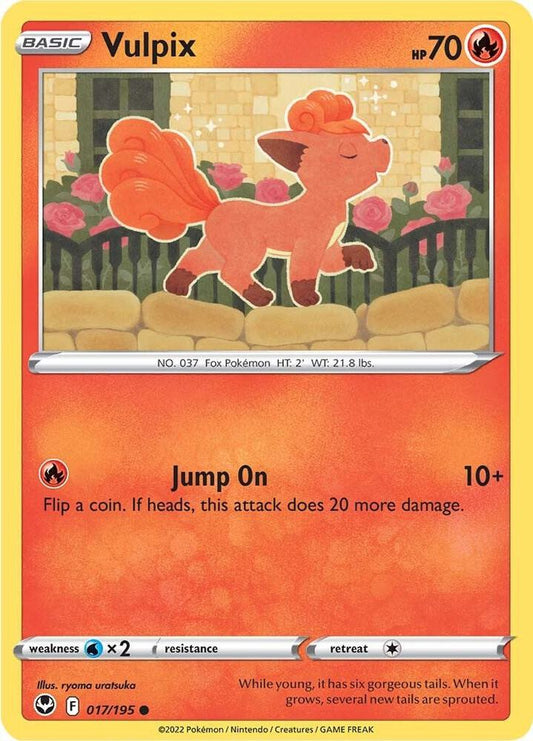 Pokemon Vulpix 17/195 Silver Tempest