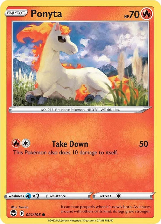 Pokemon Ponyta 21/195 Silver Tempest