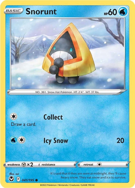 Pokemon Snorunt 41/195 Silver Tempest