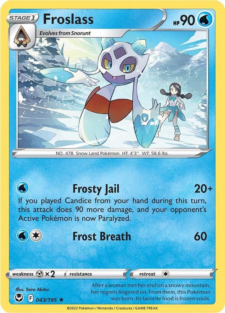 Pokemon Froslass 43/195 Silver Tempest