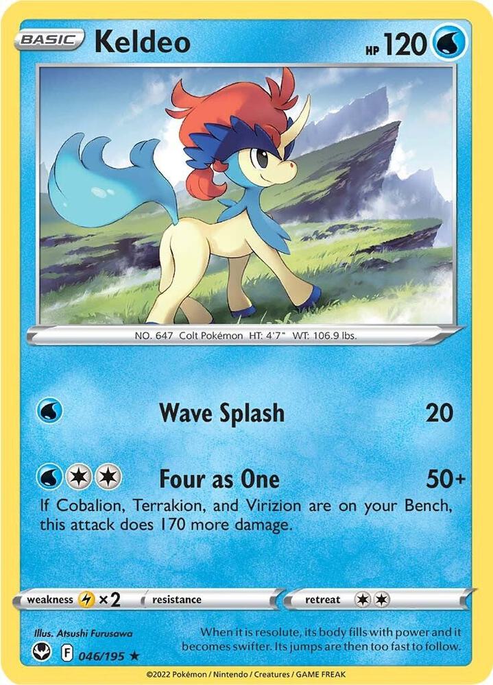 Pokemon Keldeo 46/195 Silver Tempest