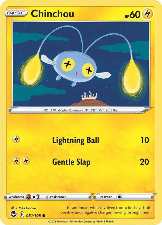 Pokemon Chinchou 51/195 Silver Tempest