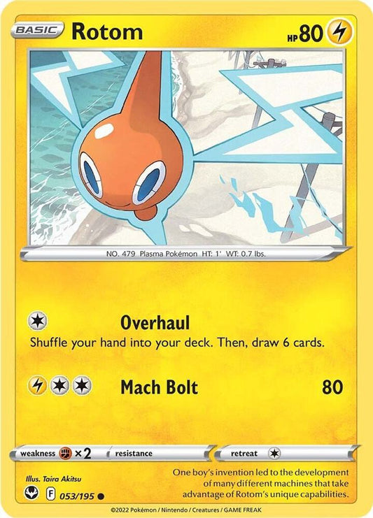 Pokemon Rotom 53/195 Silver Tempest