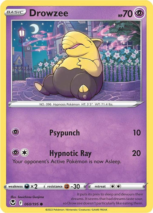 Pokemon Drowzee 60/195 Silver Tempest