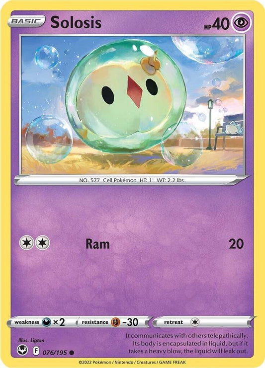 Pokemon Solosis 76/195 Silver Tempest