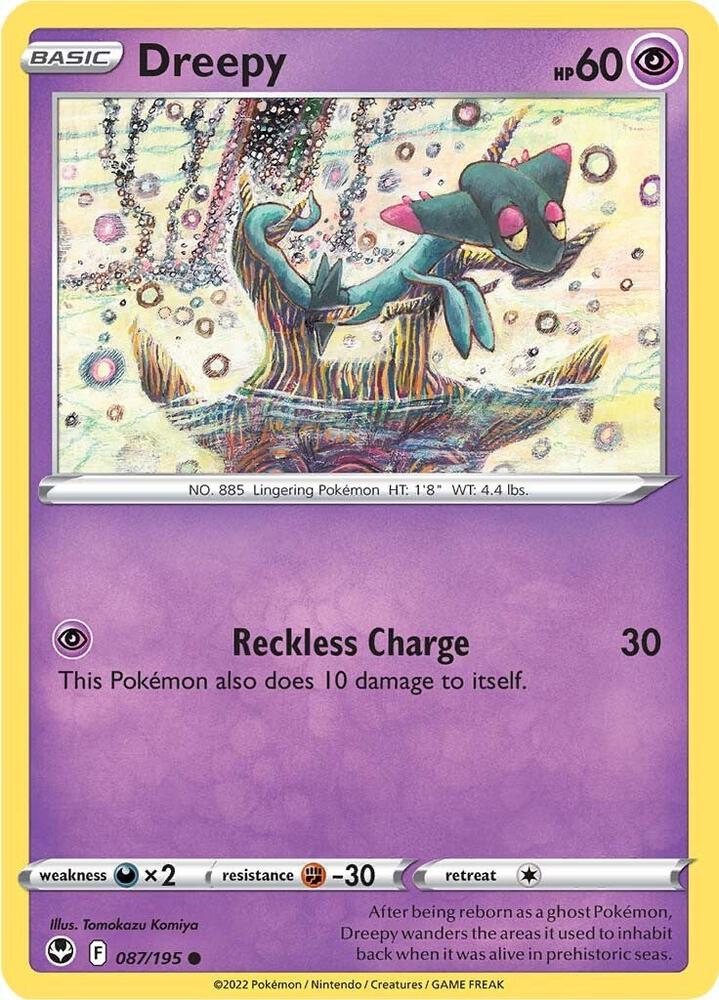 Pokemon Dreepy 87/195 Silver Tempest