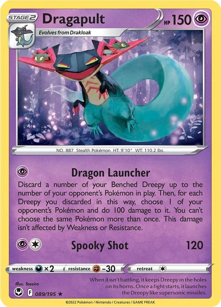 Pokemon Dragapult 89/195 Silver Tempest