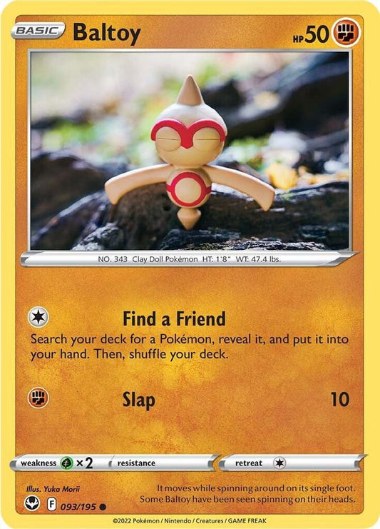 Pokemon Baltoy 93/195 Silver Tempest