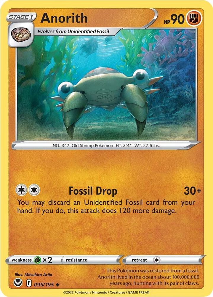 Pokemon Anorith 95/195 Silver Tempest