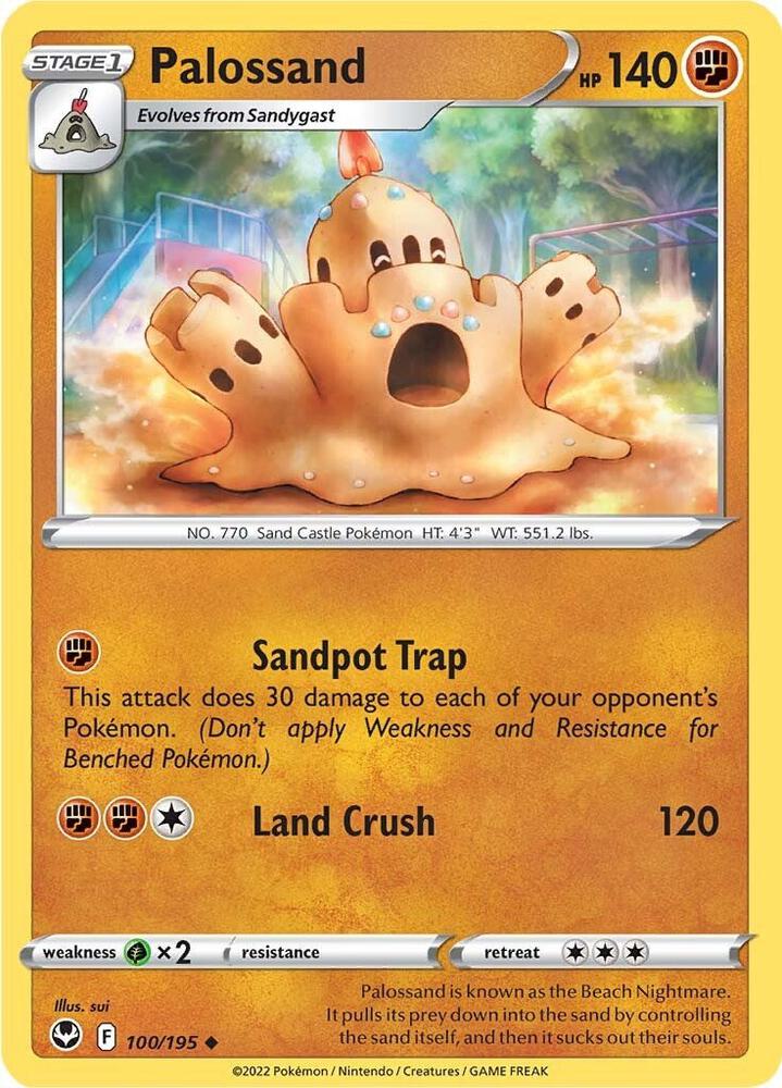 Pokemon Palossand 100/195 Silver Tempest