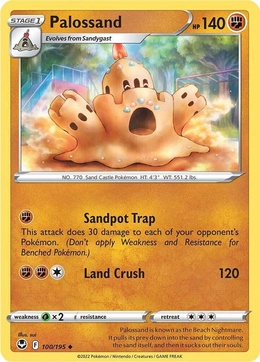 Pokemon Palossand 100/195 Silver Tempest