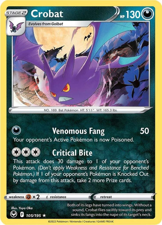 Pokemon Crobat 105/195 Silver Tempest