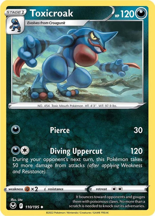 Pokemon Toxicroak 110/195 Silver Tempest