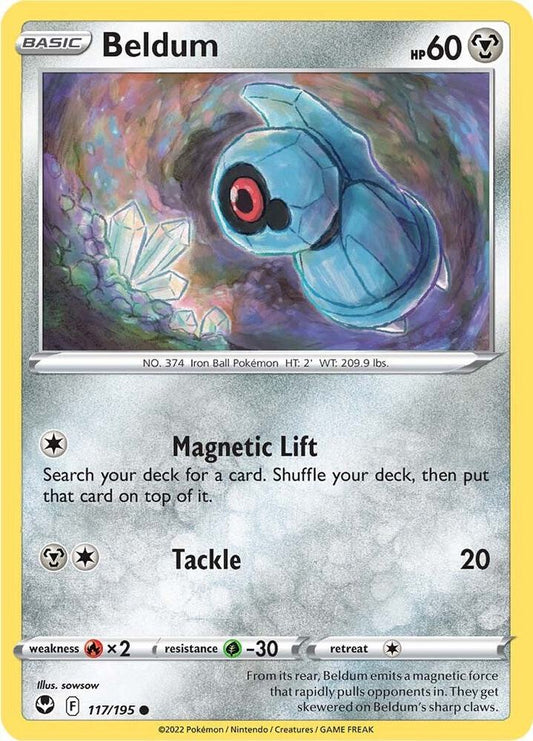 Pokemon Beldum 117/195 Silver Tempest