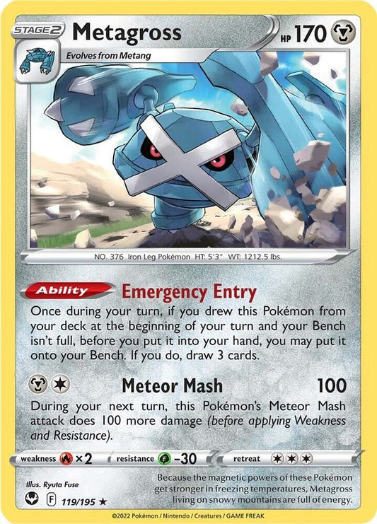 Pokemon Metagross 119/195 Silver Tempest