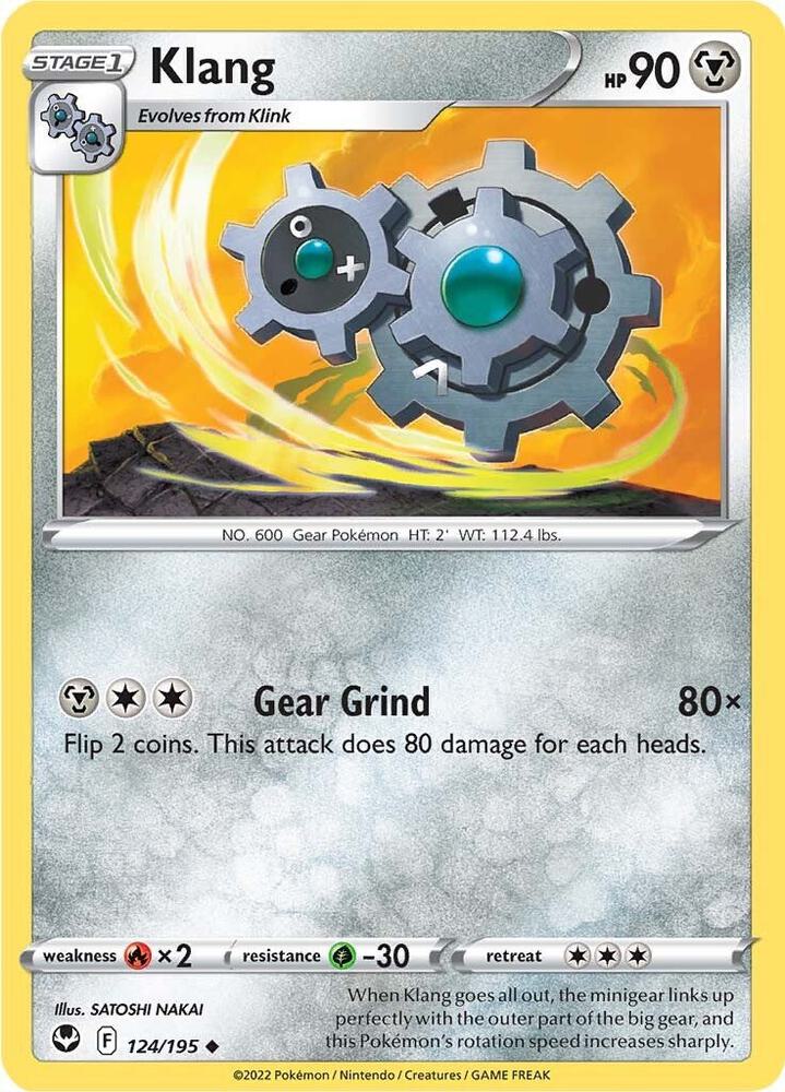 Pokemon Klang 124/195 Silver Tempest