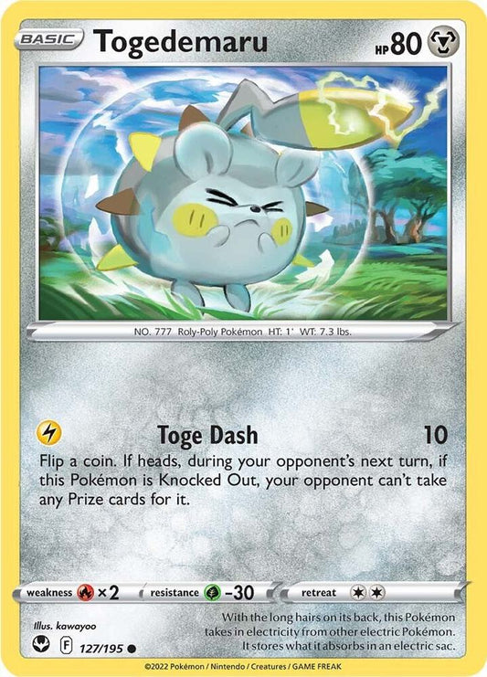 Pokemon Togedemaru 127/195 Silver Tempest