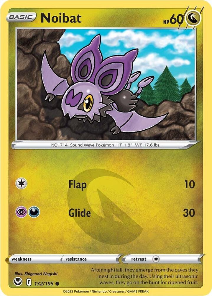 Pokemon Noibat 132/195 Silver Tempest