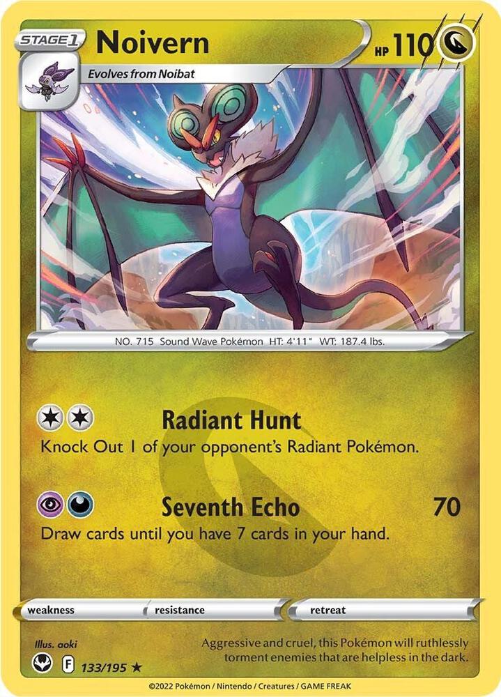Pokemon Noivern 133/195 Silver Tempest