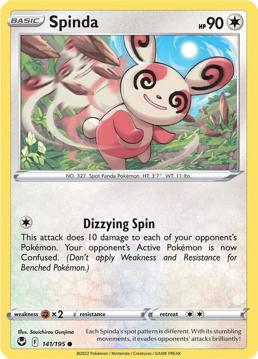 Pokemon Spinda 141/195 Silver Tempest